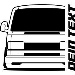 VW Transporter T4 7D 1990 T-Shirt Lady