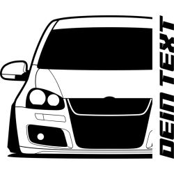 VW Golf V GTI 1J 2004 T-Shirt Lady