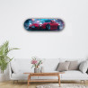 Hochwertige Deko Skateboard aus Birkenholz Mazda RX7 Wankel