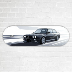 Hochwertige Deko Skateboard aus Birkenholz BMW E30 M3
