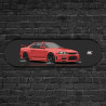 Hochwertige Deko Skateboard aus Birkenholz Nissan Skyline 34 GTR Rot