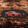 Hochwertige Deko Skateboard aus Birkenholz Nissan Skyline 34 GTR Rot