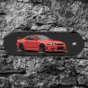 Hochwertige Deko Skateboard aus Birkenholz Nissan Skyline 34 GTR Rot