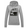 A-001 Audi A3 8P Outline Modern Hoodie Lady