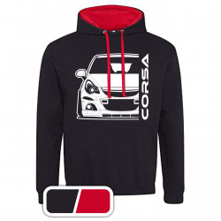 Opel Corsa D OPC Outline Modern Hoodie Varsity