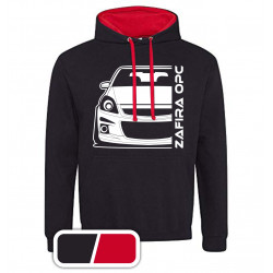 Opel Zafira B OPC Outline Modern Hoodie Varsity