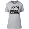 Bmw E36 Outline Modern T-Shirt Lady B-003