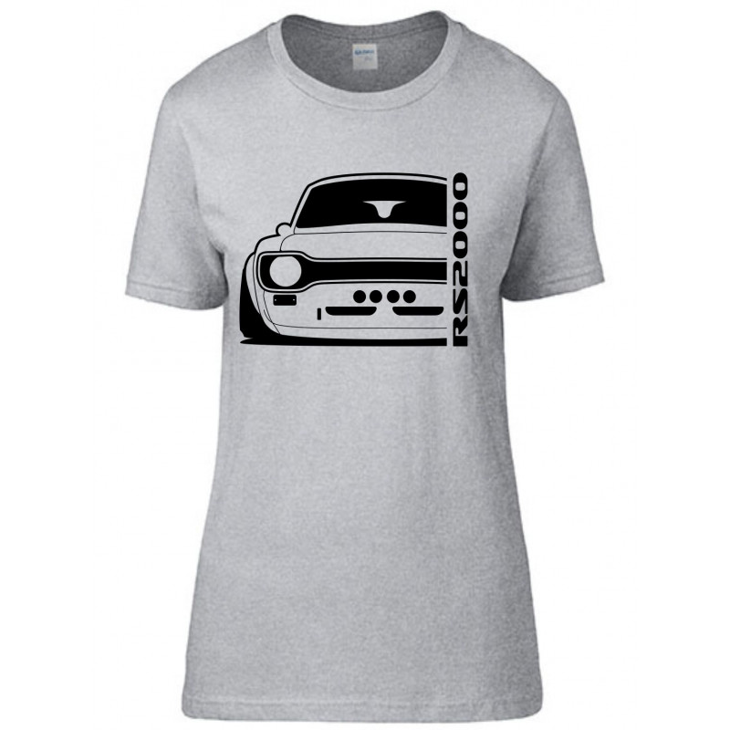 Ford Escort Mk1 RS2000 R Outline Modern T-Shirt Lady FO-001