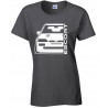 Ford Escort MK5 Cosworth Outline Modern T-Shirt Lady FO-002