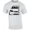 Honda Civic EM 2 Facelift Outline Modern T-Shirt