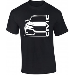 Honda Civic FK7 17-18 Outline Modern T-Shirt