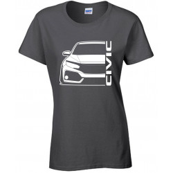 Honda Civic FK7 17-18 Outline Modern T-Shirt Lady