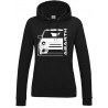 Fiat Abarth 595 500 2019 Outline Modern Hoodie Lady