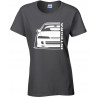 Honda Integra DC 2 JDM Outline Modern T-Shirt Lady