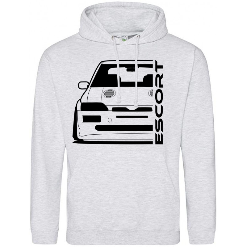 Ford Escort MK5 Cosworth Outline Modern Hoodie FO-002