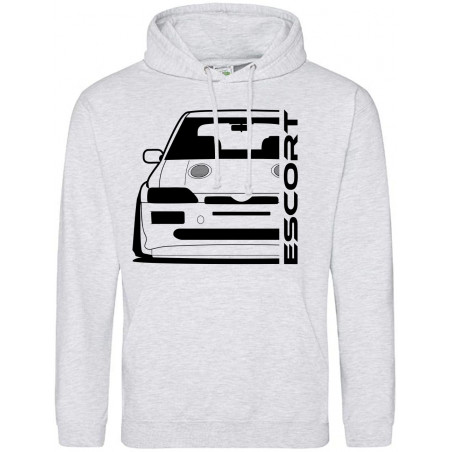 Ford Escort MK5 Cosworth Outline Modern Hoodie