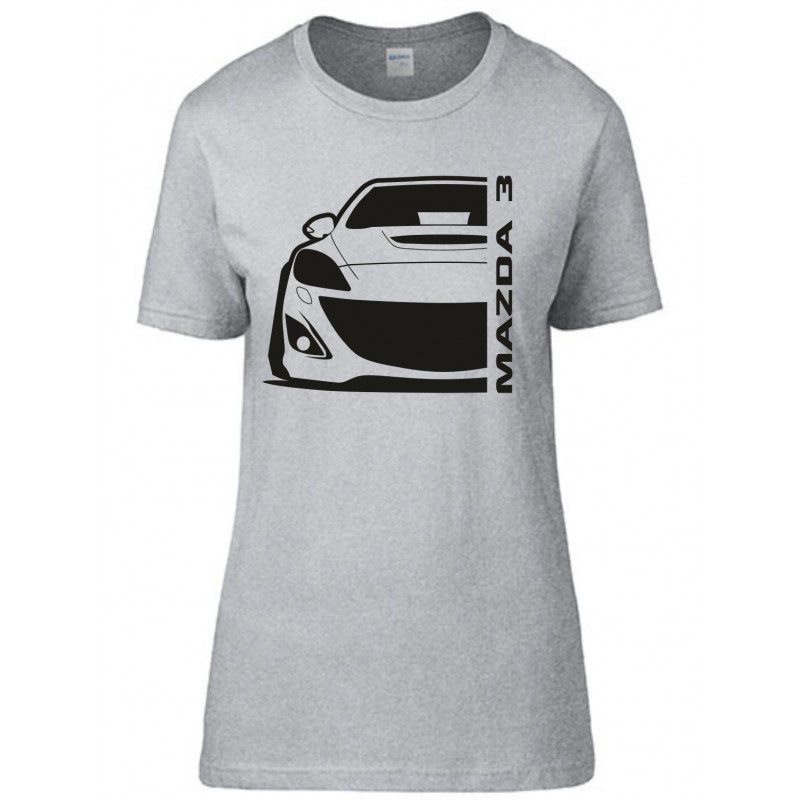 Mazda 3BL MPS Outline Modern T-Shirt Lady