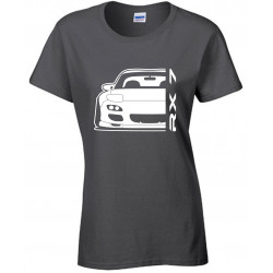 Mazda RX7 FD Outline Modern T-Shirt Lady