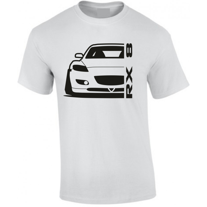 Mazda RX8 R Outline Modern T-Shirt
