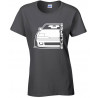 Mitsubishi Eclipse 1G Facelift Outline Modern T-Shirt Lady