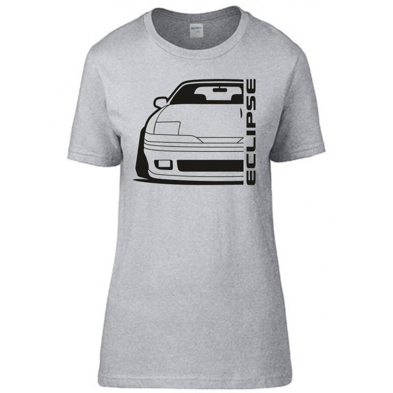 Mitsubishi Eclipse 1G Facelift Outline Modern T-Shirt Lady