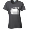 Mitsubishi Eclipse 1G Outline Modern T-Shirt Lady