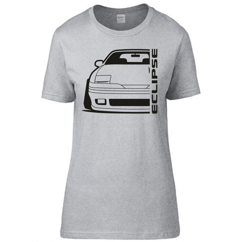 Mitsubishi Eclipse 1G Outline Modern T-Shirt Lady