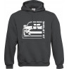 Ford Mustang Shelby GT500 2020 Outline Modern Hoodie