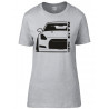 Nissan 35 GTR Outline Modern T-Shirt Lady
