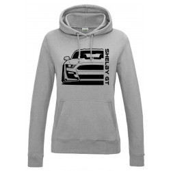 Ford Mustang Shelby GT500 2020 Outline Modern Hoodie Lady FO-005