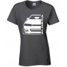 Nissan Almera N 15 Topsport Outline Modern T-Shirt Lady