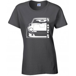 Nissan Datsun 240 Z Fairlady Outline Modern T-Shirt Lady