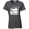 Nissan Micra K11 Outline Modern T-Shirt Lady