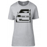 Nissan Micra K11 Outline Modern T-Shirt Lady