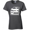 Nissan Primera GT P11 Outline Modern T-Shirt Lady