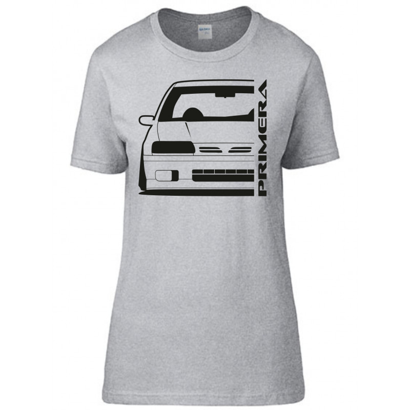 Nissan Primera P10 90-96 Outline Modern T-Shirt Lady