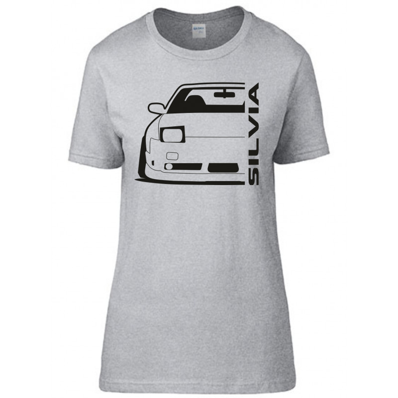 Nissan Silvia S13 240SX 180SX Outline Modern T-Shirt Lady