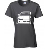 Nissan Silvia S15 Outline Modern T-Shirt Lady