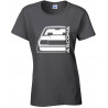 Opel Ascona B Outline Modern T-Shirt Lady