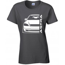 Opel Astra G Foglight Outline Modern T-Shirt Lady