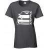 Opel Astra G Foglight Outline Modern T-Shirt Lady