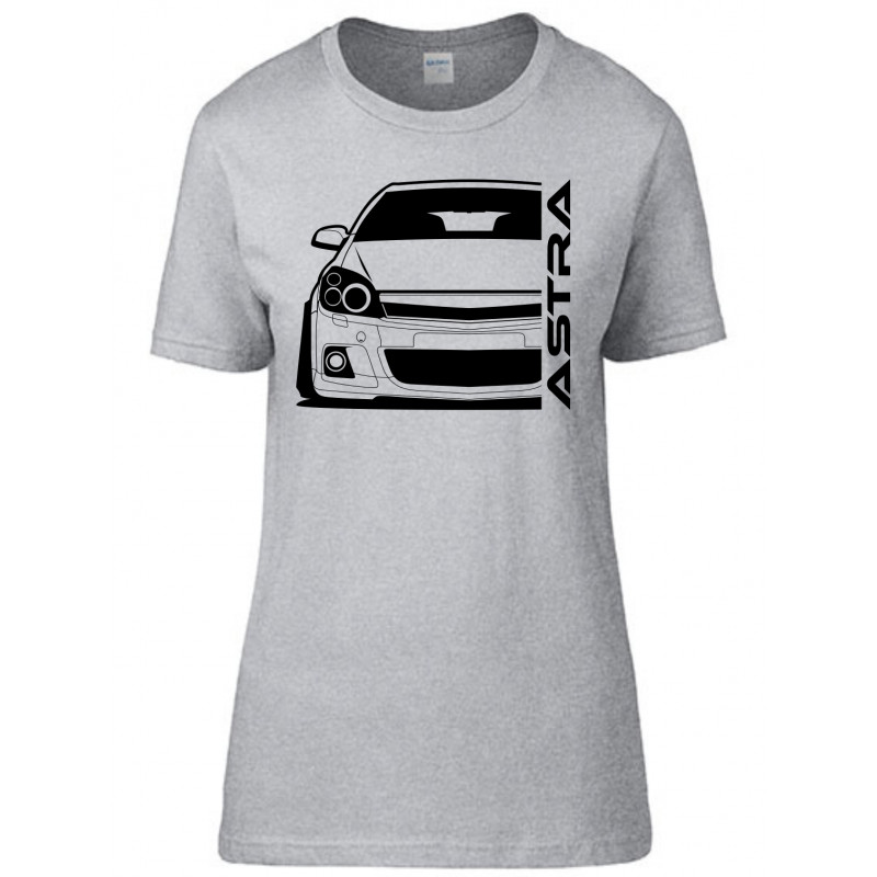 Opel Astra H OPC Outline Modern T-Shirt Lady