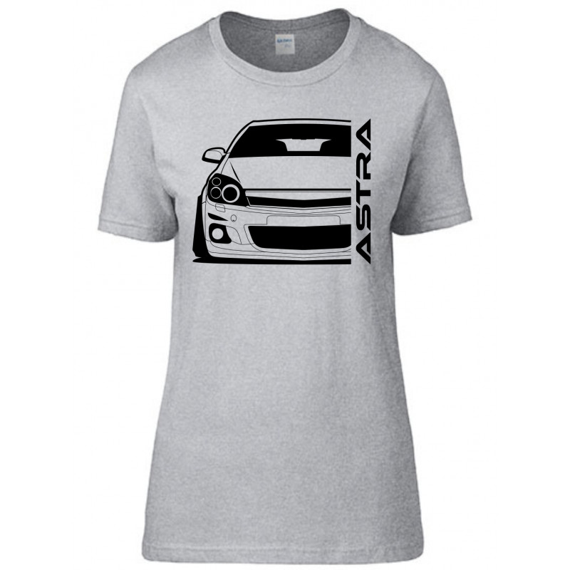 Opel Astra H Outline Modern T-Shirt Lady