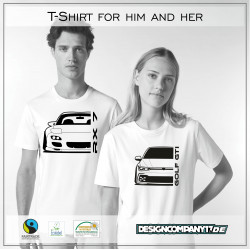 Opel Corsa B GSI Outline Modern T-Shirt Lady