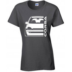 Opel Corsa B Outline Modern T-Shirt Lady