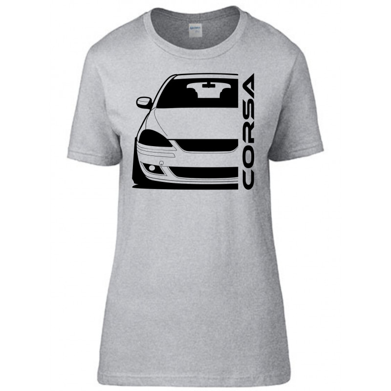 Opel Corsa C GSI Outline Modern T-Shirt Lady