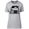 Opel Corsa D OPC Outline Modern T-Shirt Lady