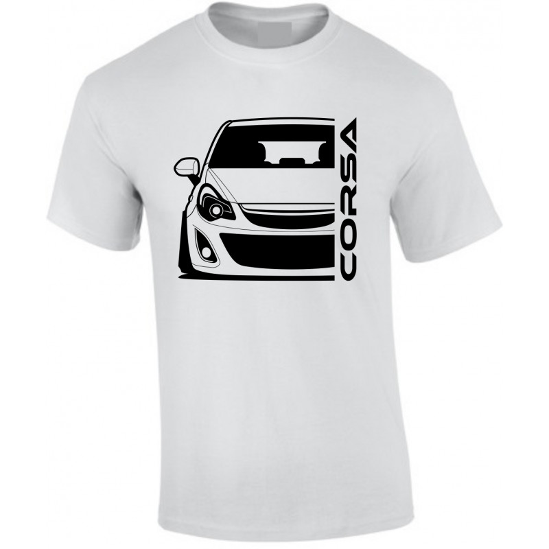 Opel Corsa D Outline Modern T-Shirt