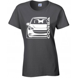 Opel Corsa E Outline Modern T-Shirt Lady