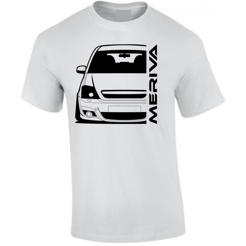 Opel Meriva A Facelift Outline Modern T-Shirt